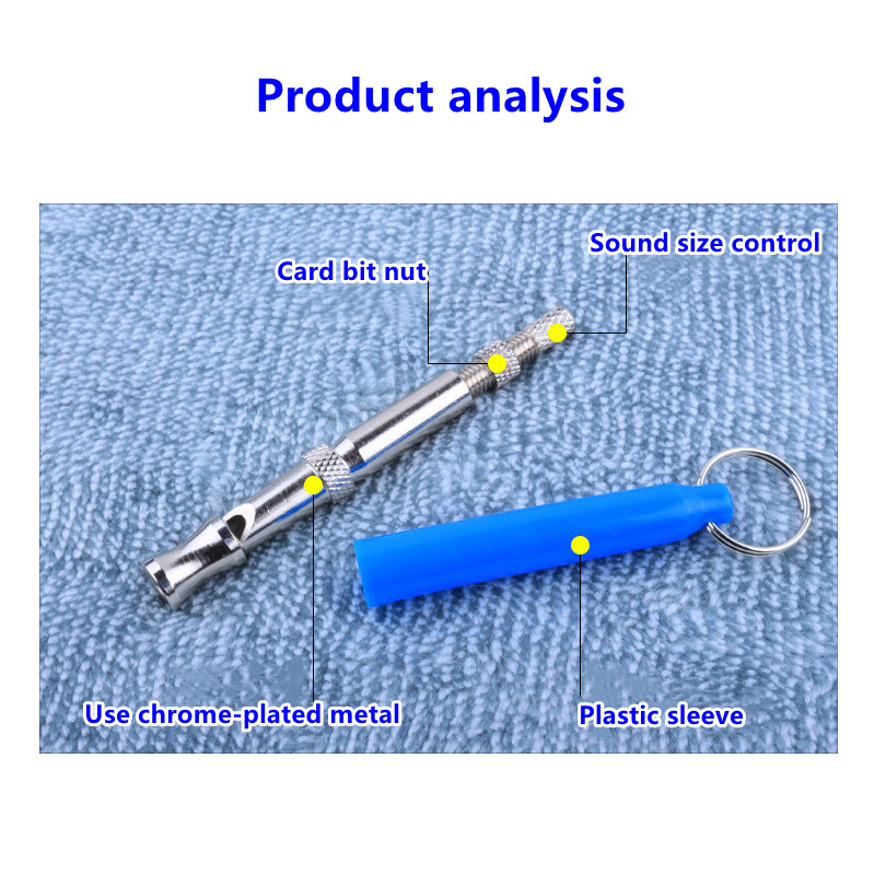 Naminių šunų dresūros švilpukas Aukšto dažnio ultragarsinis reguliuojamas balso valdymas Lojimas paklusnumo įrankis Šunų reikmenys