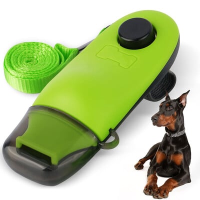 Εκπαίδευση σκύλων Clicker Whistle 2 in 1 Dust Cover Training Pet Dog Recall for Bark Control Behavior Correction Είδη κατοικίδιων σε εξωτερικό χώρο