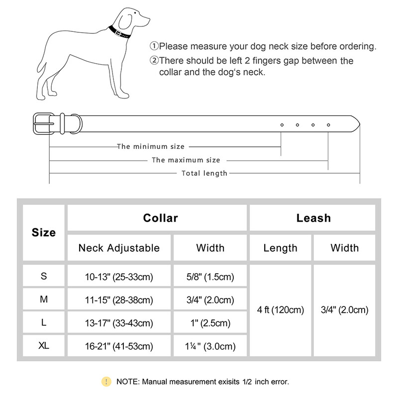 Mīkstas ādas suņu apkakles pavadas komplekts PU ādas polsterētas suņu apkakles kaklarota regulējama maziem vidēji lieliem suņiem Pitbull mopsis