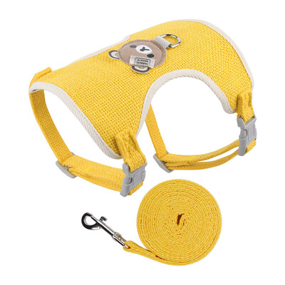 Jauks mājdzīvnieku iejūgu siksnas komplekts maziem, vidējiem suņiem, kaķu pastaigu vads Čivavas zaķa vestes iejūga Pūdeļa kakla siksna Suņu aksesuāri