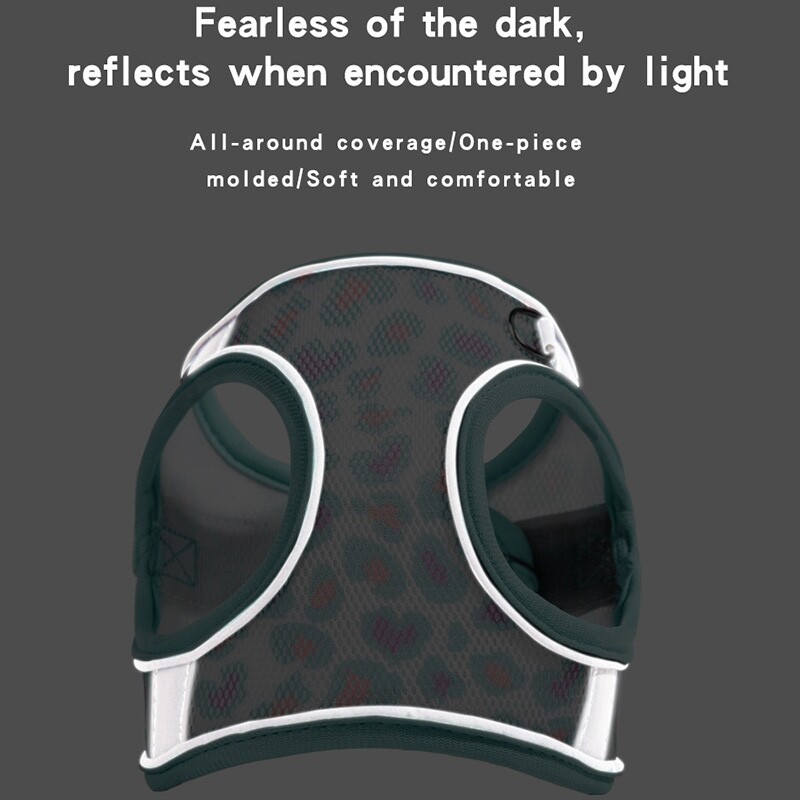 Naminių gyvūnėlių pavadėlių rinkinys mažiems šunims Reguliuojamas šuniuko katės diržų liemenė prancūzų buldogo čihuahua mopso pavadėlis lauke vaikščioti