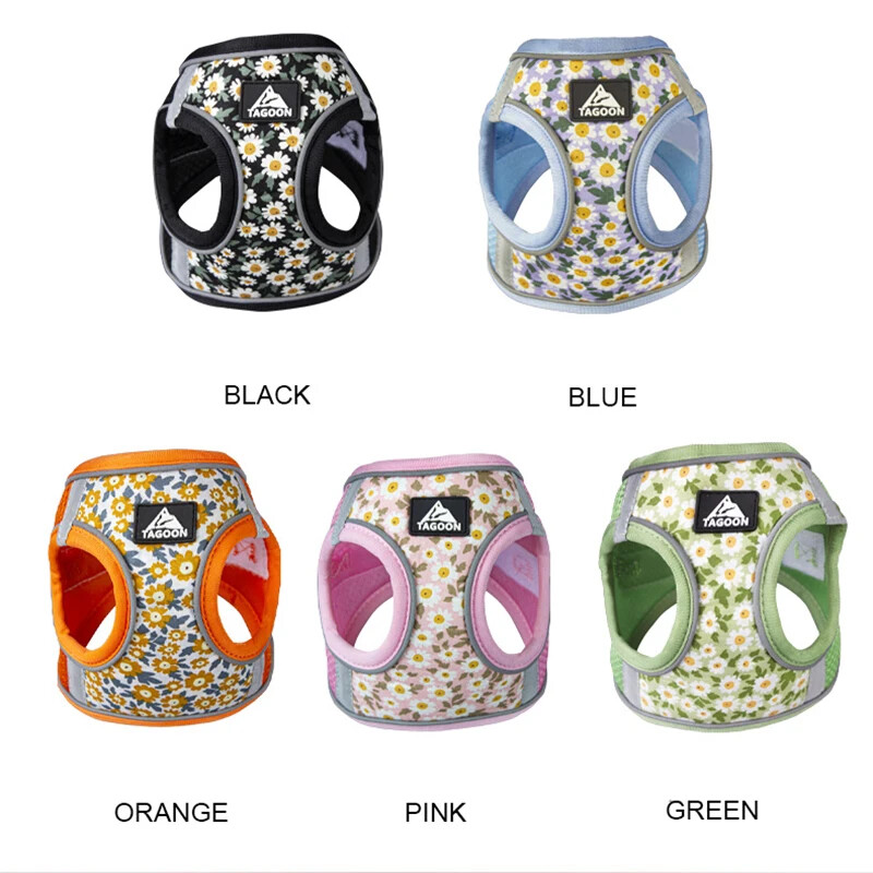 Šunų petnešos ir pavadėlio rinkinys Šviesą atspindintis naminių gyvūnėlių krūtinės dirželis mažiems šuniukų katinams Liemenių diržai Chihuahua Yorkies meškiukų vaikščiojimo reikmenys