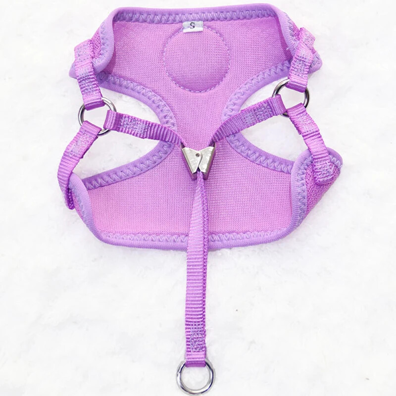 Harnaș și lesă pentru câini mici pentru pisici din plasă respirabilă, pisici, pisici, hamul pentru cățeluș pentru buldog francez, chihuahua, pug