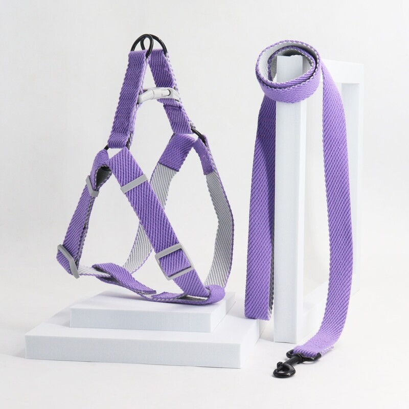 Dviejų spalvų naminių šunų pavadėlis, skirtas naudoti viduje ir lauke