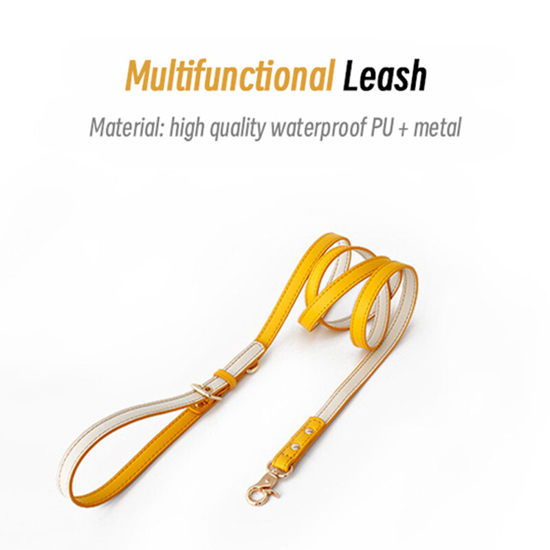 Odinių kačių vaikščiojimo diržų pavadėlių rinkinys Lengvas krūtinės diržo virvės grandinėlė naminių gyvūnėlių reikmenys mažiems šunims