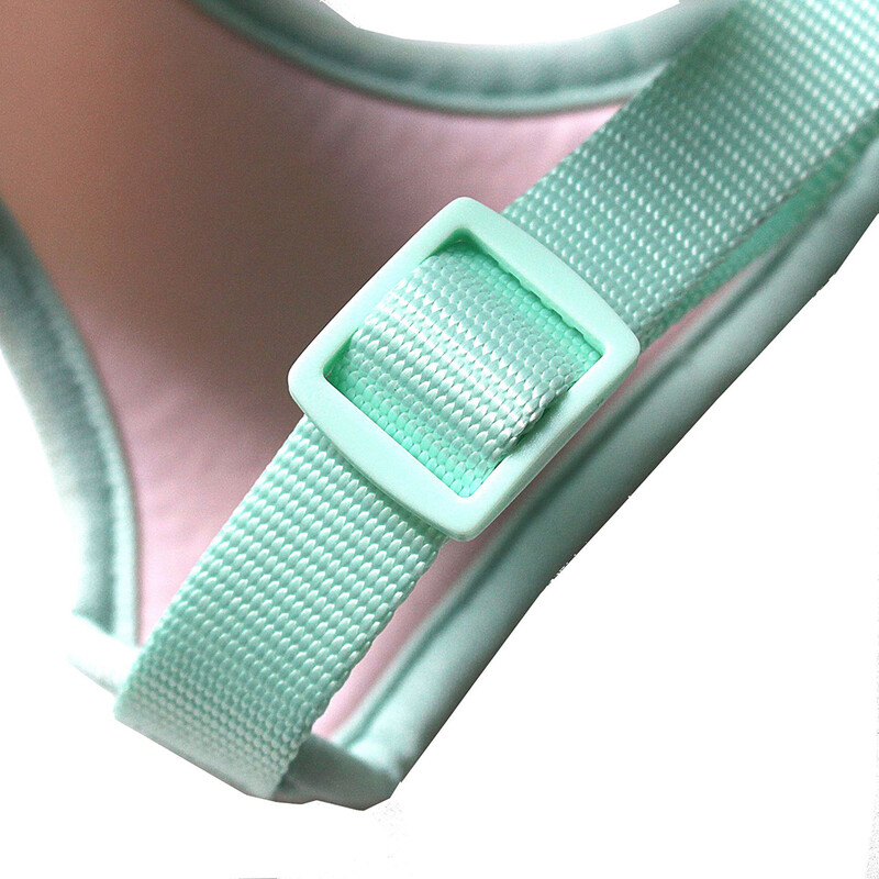 Cartoon Print naminių gyvūnėlių diržų ir pavadėlių rinkinys Reguliuojamas I formos kačių petnešos ir pavadėliai, skirti mažiems vidutinio dydžio šunims ir katėms dresuoti