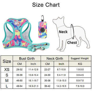 3 бр. Кучешки колани, каишка и комплект за разпределяне на торбички за изпражнения за малки, средни кучета, котки, консумативи за разходка на домашни любимци, жилетка с колани за кученца чихуахуа