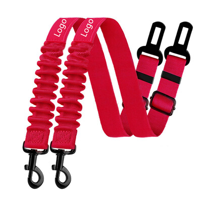 Amazon Car Dog biztonsági csat kisállat vastagított nylon vontatási rugalmas zsinór visszahúzható autós biztonsági öv gyártó