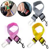 Šunų katės automobilio diržo sėdynė Vienspalvė reguliuojama šuniukų kačių švinas, saugaus traukos pavadėlis šunų pavadėliui, čihuahua mopsas, augintinių šunų priedai