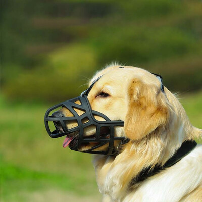 Regulējams suņa purns, mīksts silikons, elpojošs, siets, stiprs grozs maziem un vidēji lieliem suņu mutes misu mājdzīvnieku apmācības piederumiem