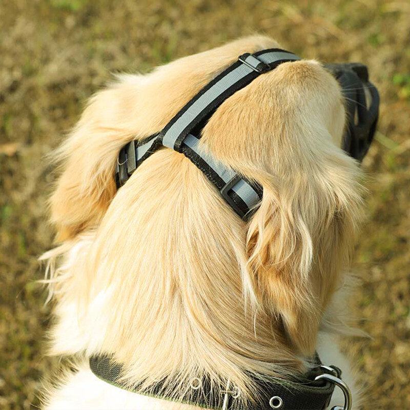 Regulējams suņa purns, mīksts silikons, elpojošs, siets, stiprs grozs maziem un vidēji lieliem suņu mutes misu mājdzīvnieku apmācības piederumiem