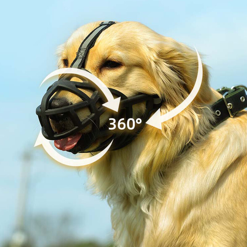 Regulējams suņa purns, mīksts silikons, elpojošs, siets, stiprs grozs maziem un vidēji lieliem suņu mutes misu mājdzīvnieku apmācības piederumiem