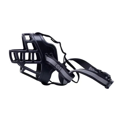 Minkštais klijais reguliuojamas šuns snukis nuo įkandimo stabdantis kramtomoji kaukė Kvėpuojanti šuns snukis Patvari, stipri krepšelio kaukė snukučiui šunų reikmenys