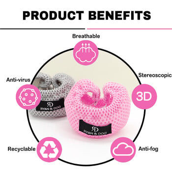 Мрежеста кучешка муцуна Pet Mouth Mask Anti Biting Dogs Traning Muzzle No Bite Anti Bark For Small Medium Dog Yorkshire Chihuahua