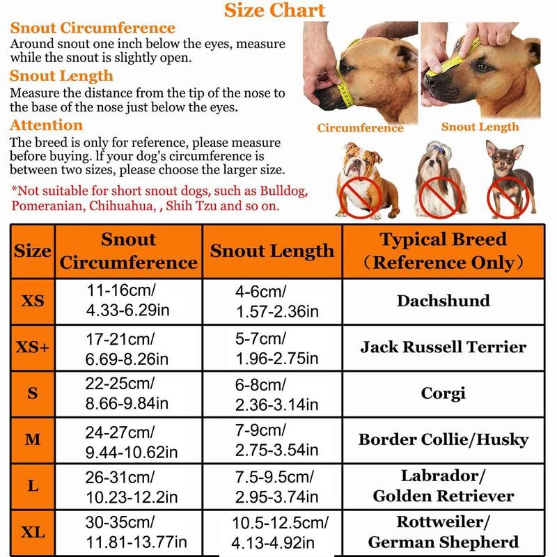 Regulējams suņa purns Mīksts materiāls Elpojošs Spēcīgs Grozs Mazs Vidējs Liels X Liels Suņu Mutes Purni Viegli un izturīgi