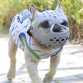 Suņu purns buldogiem, elpojoši caurumi Purns neļauj košļāt suņiem Piederumi, viegli valkājami