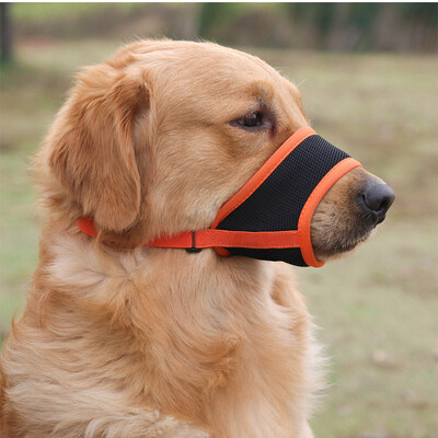 Botuță pentru câini anti lătrat pentru câini mici și mari, mușcătură reglabilă din plasă, bot pentru gură de câine, botniță respirabilă pentru gură pentru câini