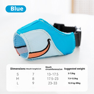 Kutya szájkosár maszk válogatásmentes evés, harapás elleni, ugatás elleni maszk, kis és közepes méretű kutyák, nagytestű kutyák kisállatkellékei