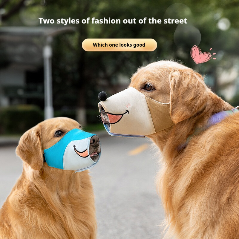 Kutya szájkosár maszk válogatásmentes evés, harapás elleni, ugatás elleni maszk, kis és közepes méretű kutyák, nagytestű kutyák kisállatkellékei