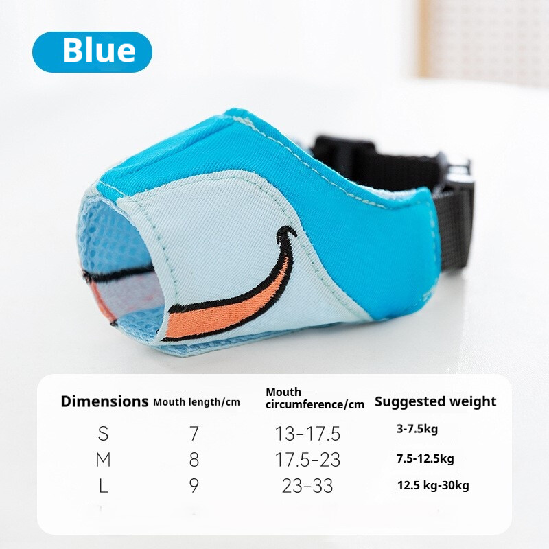 Kutya szájkosár maszk válogatásmentes evés, harapás elleni, ugatás elleni maszk, kis és közepes méretű kutyák, nagytestű kutyák kisállatkellékei