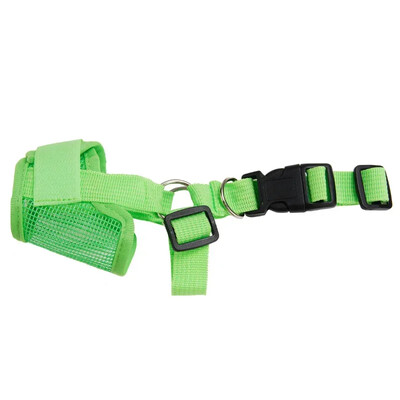 Ρυθμιζόμενο ρύγχος σκύλου Διχτυωτό αναπνεύσιμο στόμα κατοικίδιου νάιλον νάιλον ρύγχος σκύλου κατά του γαβγίσματος για αξεσουάρ κατοικίδιων ζώων μικρού μεγάλου σκύλου