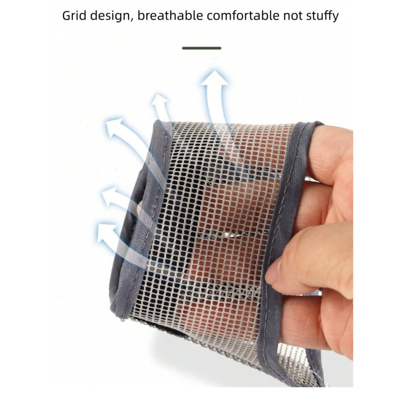 Lengvas, kvėpuojantis tinklelio dizaino šuns snukis Mažas vidutinio dydžio šuns įkandimo ir žievės snukis reguliuojama augintinio kaukė