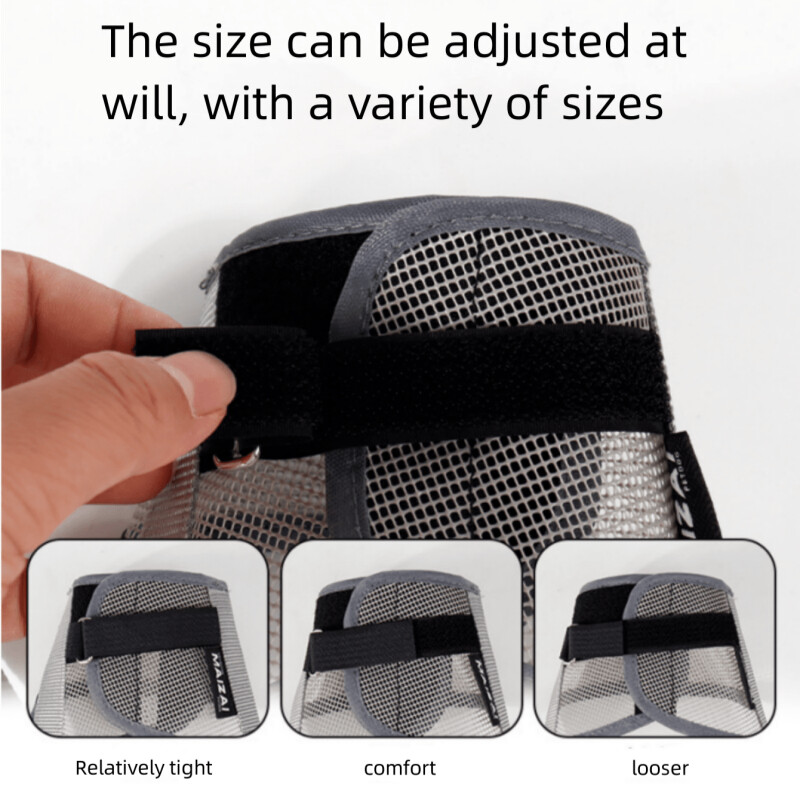 Lengvas, kvėpuojantis tinklelio dizaino šuns snukis Mažas vidutinio dydžio šuns įkandimo ir žievės snukis reguliuojama augintinio kaukė