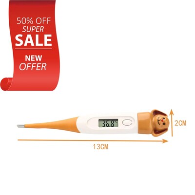 Animacinių filmų nešiojamieji elektroniniai termometrai