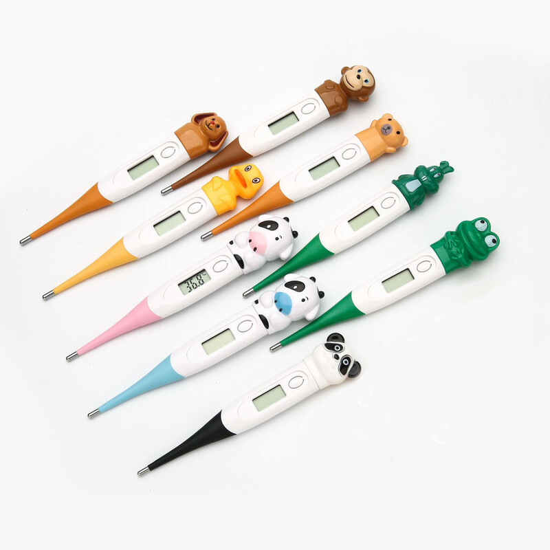 Animacinių filmų nešiojamieji elektroniniai termometrai