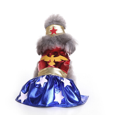 Kleita mājdzīvniekam sunim Halovīni Super spīļsvārki kaķa princese saģērbt tērps čivavas jorku ballīte Smieklīgs Cosplay apģērbs Mājdzīvnieka kostīms