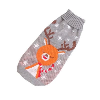 Pulovere cu dungi pentru câini, tricotat de iarnă, pulover pentru animale de companie pentru câini de dimensiuni medii mari, elan de Crăciun, haine pentru câini mari, pulovere labrador, costum