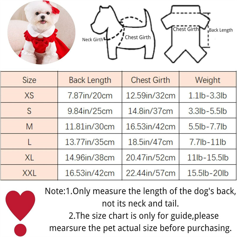 1 gab Sarkans velveta suņu džemperis maziem suņiem, komplekts sunim ziemas kleita kucēnam Ziemassvētkiem