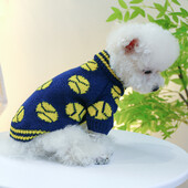 Pet Dog Cat univerzális ruházat Őszi téli meleg és kényelmes kosárlabda pulóver Sportos és jóképű úri pulóver