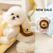 Toamnă și iarnă Câine de talie mică și mijlocie Leuși drăguți Pulovere Ursuleți de pluș Pisici Tricoturi Haine pentru câini Îmbrăcăminte zilnică