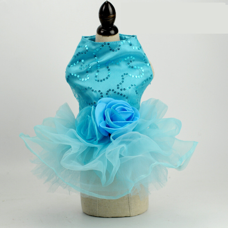 Nėrinių šunų princesės suknelė Auksinė Juoda Pilka Naminių šunų Vestuvinė Suknelė Rožės Gėlėtos Mergaičių suknelės Vakarėlio suknelės Šventiniai drabužiai Šunims