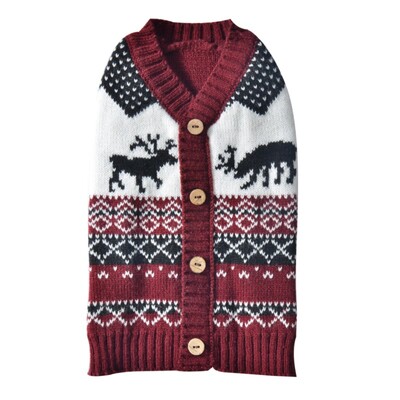 Kalėdiniai šilti rūbai augintiniams mažiems vidutiniams šunims Žieminiai šunų megztiniai naminių gyvūnėlių drabužiai Megzti kostiuminiai paltai Animaciniai dryžuoti drabužiai