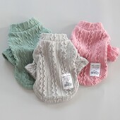 Pulover de pluș pentru câini și pisici, îmbrăcăminte pomeranian, haine pentru căței, câini mici și mijlocii, articole pentru animale de companie, primăvară și toamnă