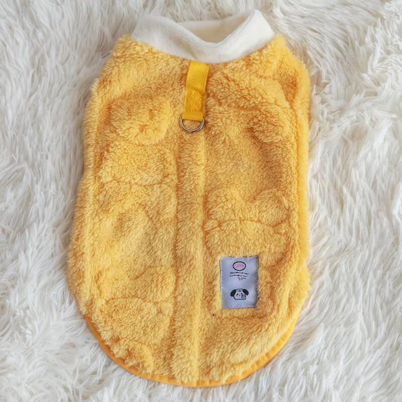 Minkšti pliušiniai šunų drabužiai žiemai šilti megztiniai mažiems ir vidutiniams šunims Patogūs šuniukų paltai Shih Tzu drabužiai naminiams gyvūnėliams