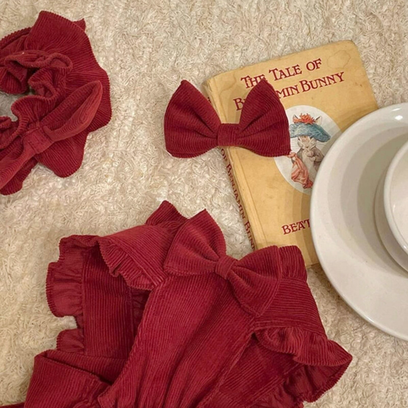 Mažas šunelis Pamario suknelė Žieminiai drabužiai šuniui Vienspalviai Meškiuko princesės sijonas Bichon Šilti rūbai Naujųjų metų dovana Be plaukų segtuko