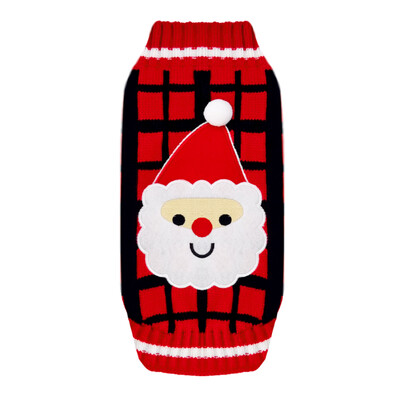 Kalėdinė suknelė šunims Žieminiai šunų drabužiai šuniui megzti paltai šuniukui šilti kombinezonai čihuahua prancūzų buldogo kostiumas, šuns megztinis