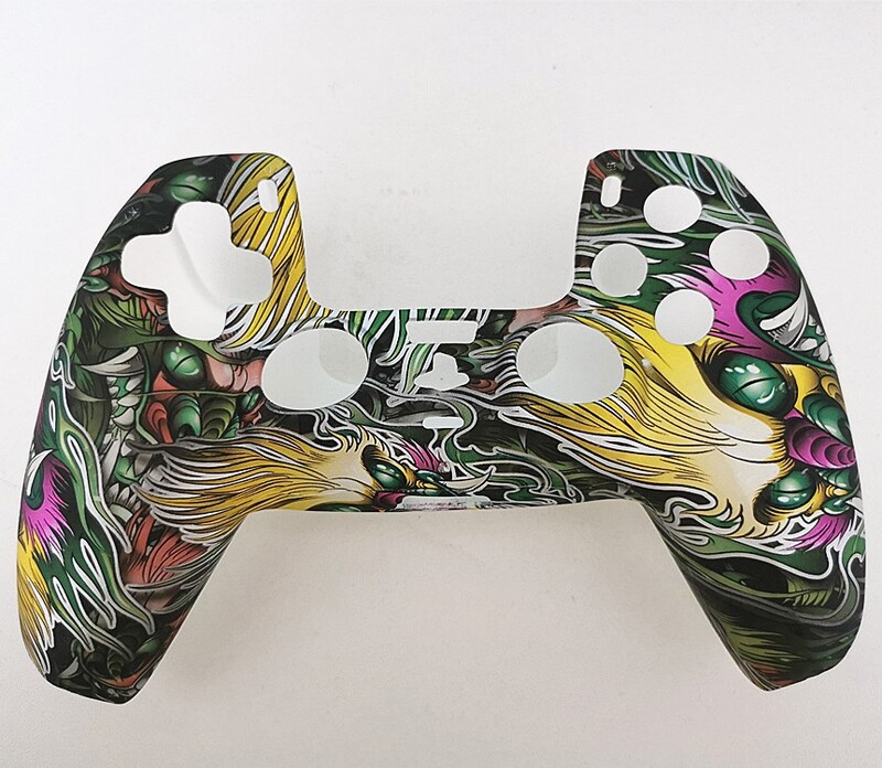 PS5 dangtelis silikono rankenos dangtelis PS5 PS5 silikoninis apsauginis dangtelis PS5 minkštas guminis dangtelis PS5 kamufliažinis dangtelis