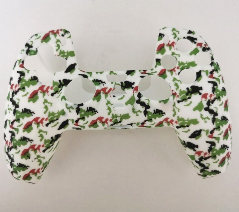 PS5 dangtelis silikono rankenos dangtelis PS5 PS5 silikoninis apsauginis dangtelis PS5 minkštas guminis dangtelis PS5 kamufliažinis dangtelis