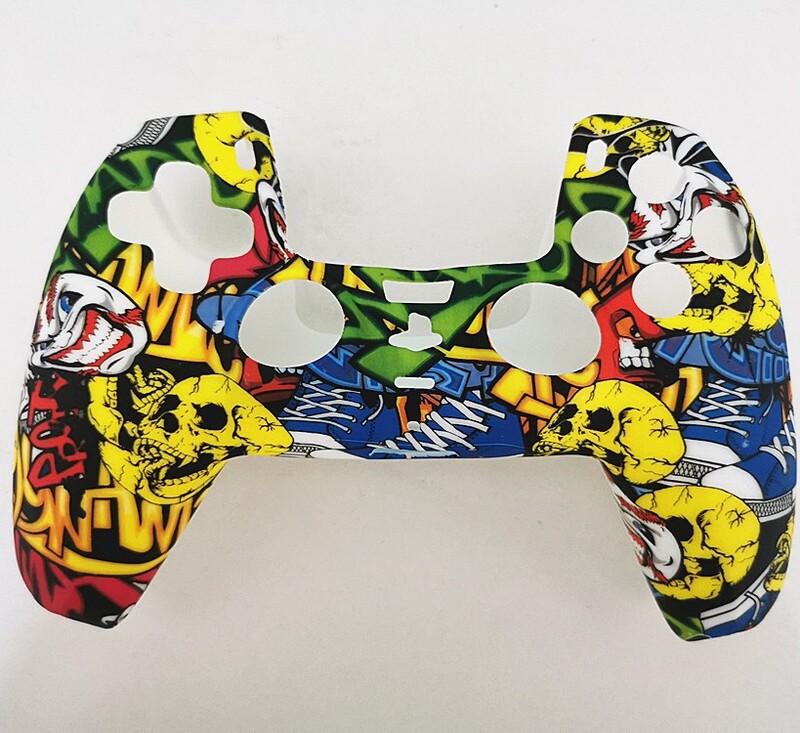 PS5 dangtelis silikono rankenos dangtelis PS5 PS5 silikoninis apsauginis dangtelis PS5 minkštas guminis dangtelis PS5 kamufliažinis dangtelis