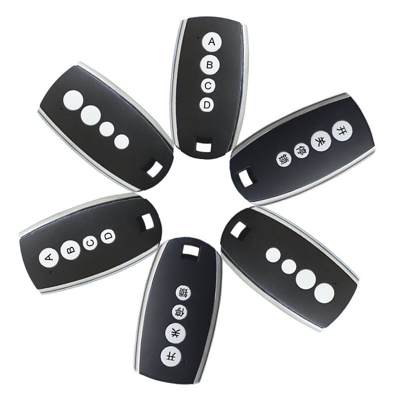 315/433M juhtmevaba kaugjuhtimispuldi lüliti intelligentne õppimine nelja nupuga klaasukse valgustus nutika kodu kontroller