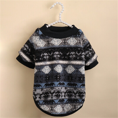 Madingi prancūzų buldogų megztiniai šilti pliušiniai kačių šunų drabužiai mažiems šunims Čihuahua Jorkšyro šuniukų megztiniai ropa para perros