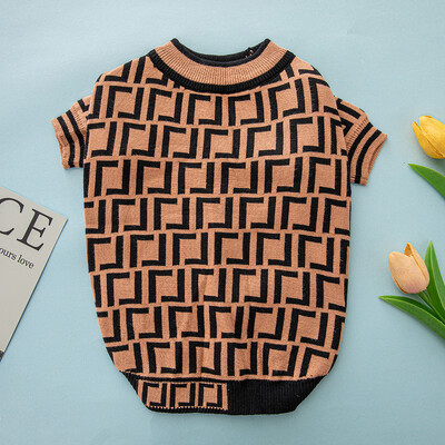 Toamnă și iarnă Pulover cald pentru câini Schnauzer Brand de modă Haine casual pentru animale de companie Manta confortabilă de lux pentru câini mici și mijlocii