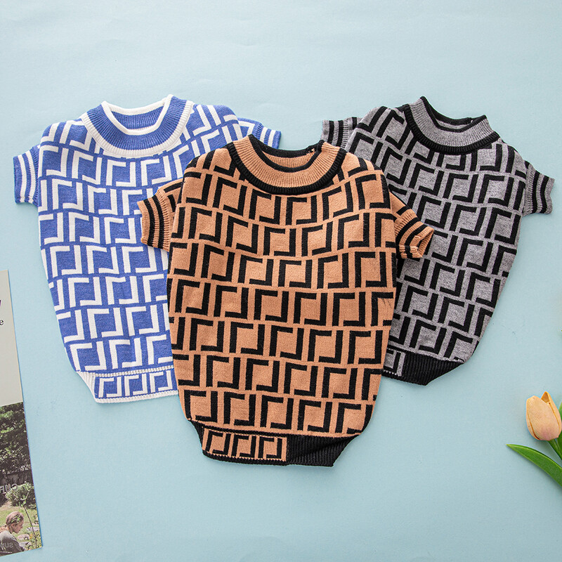 Toamnă și iarnă Pulover cald pentru câini Schnauzer Brand de modă Haine casual pentru animale de companie Manta confortabilă de lux pentru câini mici și mijlocii