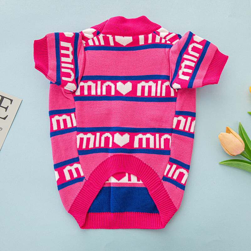 Cel mai bine vândut pulover pentru animale de companie, marca de toamnă și iarnă, Haine pentru câini Pomeranian Chihuahua Articole pentru câini de talie mică și mijlocie