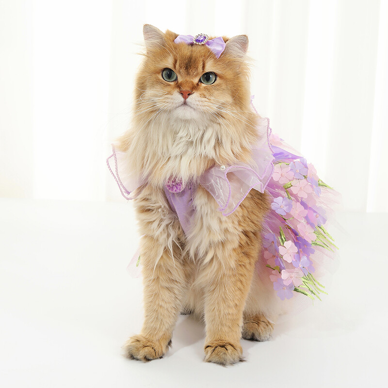 Vasaros augintinės princesės drabužiai naminių šunų suknelė šunims Sijonas vasaros šunų vestuvės Jorko čihuahua pudelis šunims Sijonai kačių suknelės