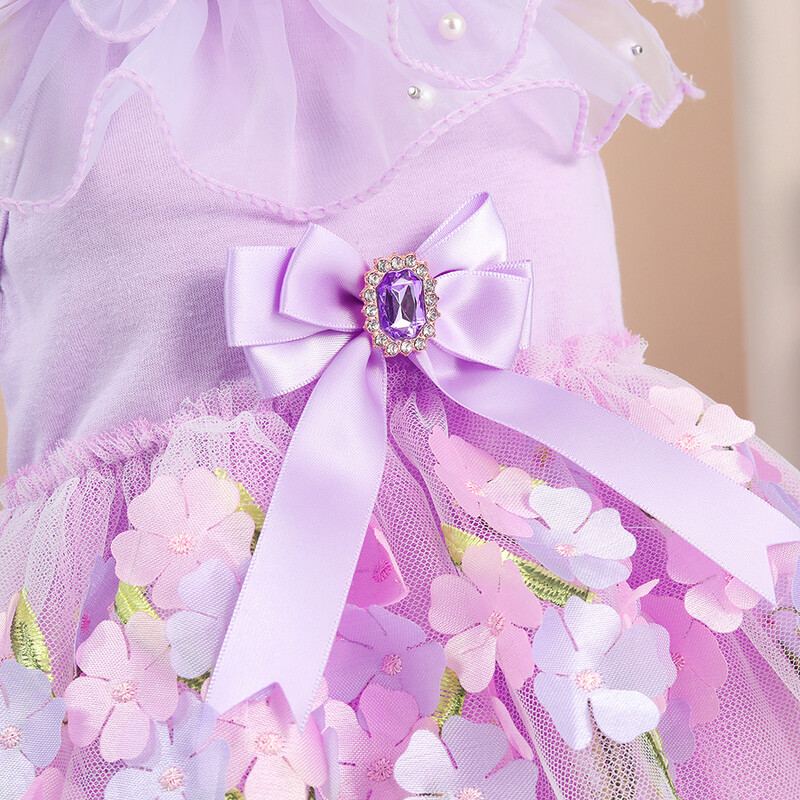 Vasaros augintinės princesės drabužiai naminių šunų suknelė šunims Sijonas vasaros šunų vestuvės Jorko čihuahua pudelis šunims Sijonai kačių suknelės